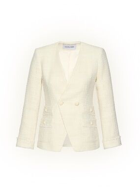 Veronica beard yves Tweed Dickey jacket Blazer 12 NWT $998 double breasted